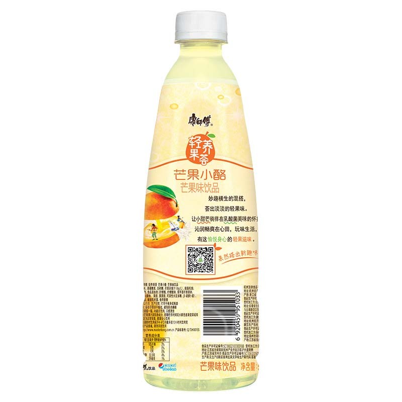 康师傅 芒果小酪 风味果汁饮料 500ml